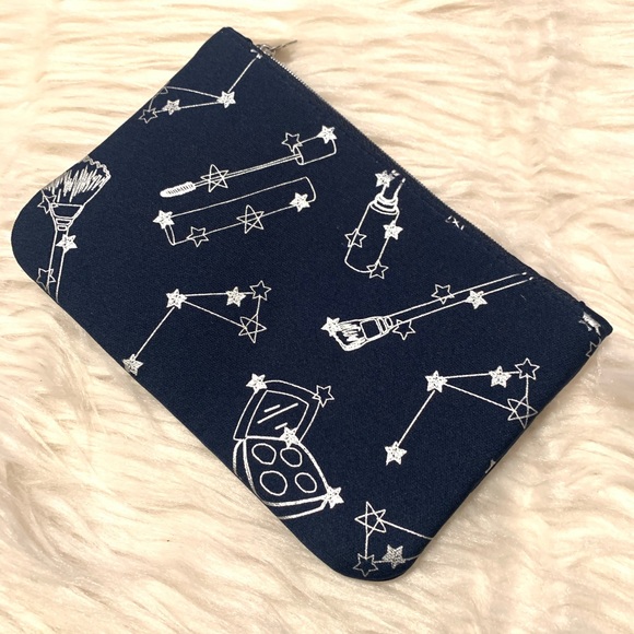 Ipsy constellation design Blue and Silver Glam Bag - Picture 5 of 8